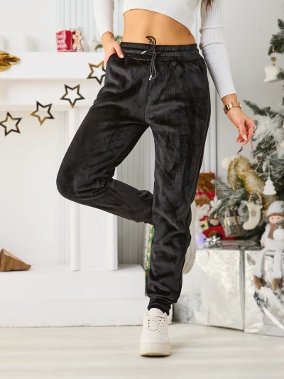 Royalfashion Pantaloni de molton călduroși pentru femei