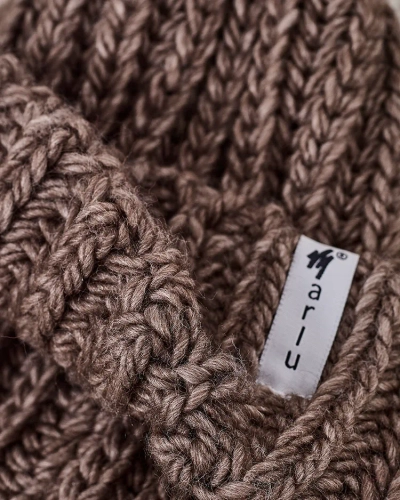 Royalfashion Fes tricotat pentru femei cu pompon