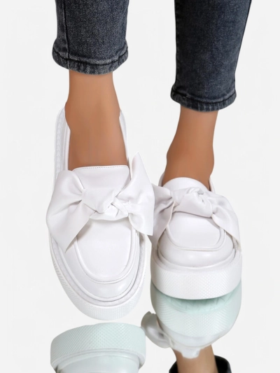 Royalfashion Mocasi elegante pentru femei cu fundă Ortto