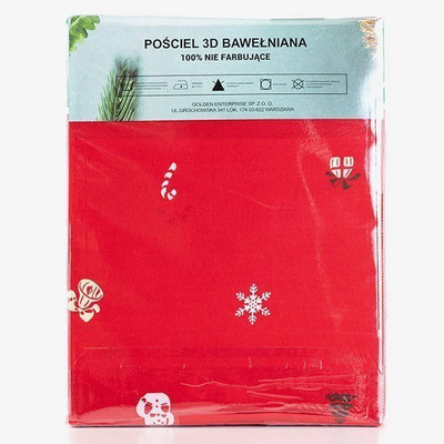Set de lenjerie de pat de Crăciun 160x200 4 bucăți - lenjerie de pat