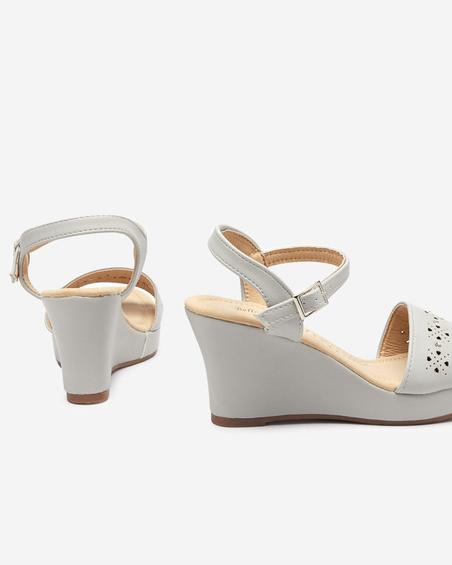 OUTLET Sandale pane dama gri Bellomia - Pantofi