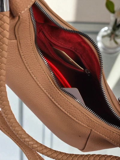 Royalfashion Ti valiz dam an kwi ekolojik ak braslè Lacquea dekoratif