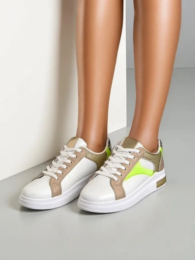 Royalfashion Sneakers pentru femei cu sclipici Kaone