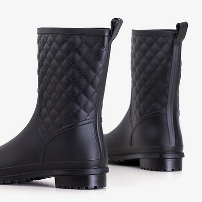 Cămăși de dama negre la mijlocul gambei Karine - Încălțăminte