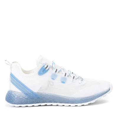 Sznurowane buty sportowe w kolorze niebieskim Farssa - Obuwie