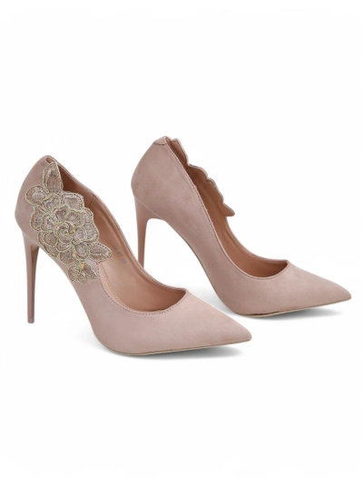 Royalfashion Tocuri stiletto pentru femei cu flori Sollabe