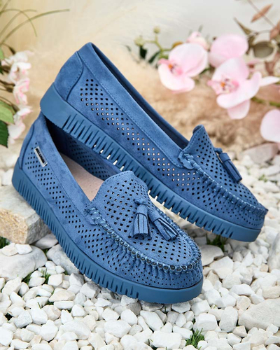 Royalfashion Mocasini traforați de damă Molaffa
