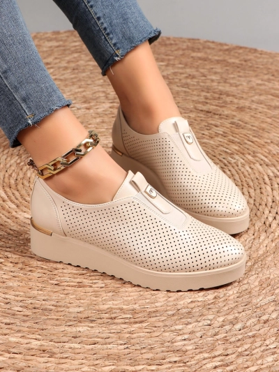 Ghete perforate pentru femei Royalfashion Slip-on Goffies