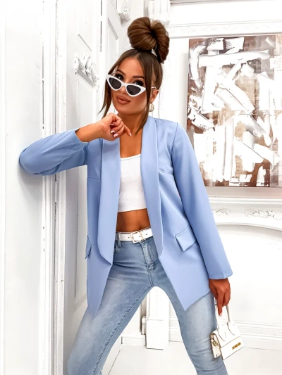 Sacou Royalfashion pentru femei fără închidere Elegant