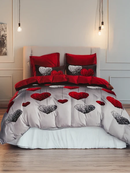 Royalfashion Lenjerie de pat cu model 180x200 set 3 PIESE