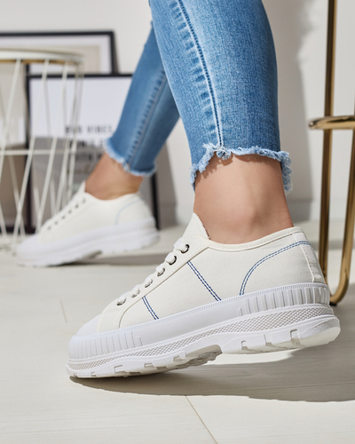 Pantofi sport de damă albi adidași Holpac- Footwear