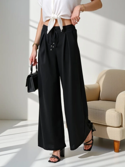 Pantaloni largi pentru femei Royalfashion