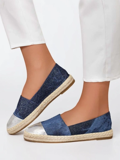 Royalfashion Espadrile de damă a'la denim Anerta