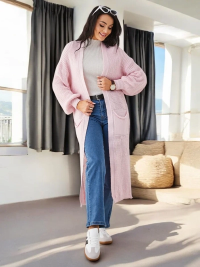 Royalfashion cardigan tricotat din acril pentru femei