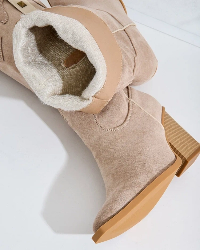 Royalfashion Cizme cowboy cu toc pentru femei Kowib