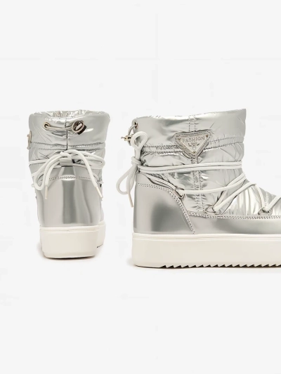 Royalfashion cizme de zăpadă a'la Silver Vevnose slip-on boots a'la pentru femei