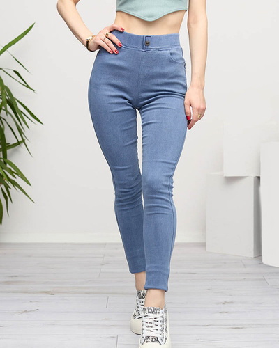 Tregging de damă bleumarin- Îmbrăcăminte