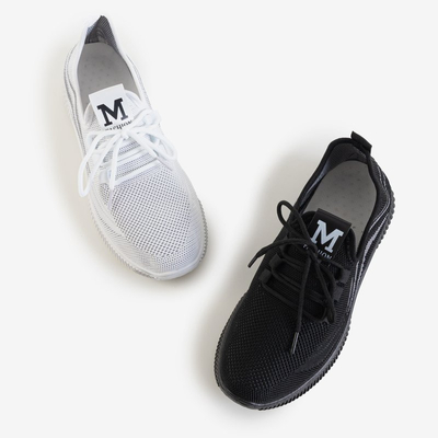 Încălțăminte de sport albă pentru femei Slisov - Încălțăminte