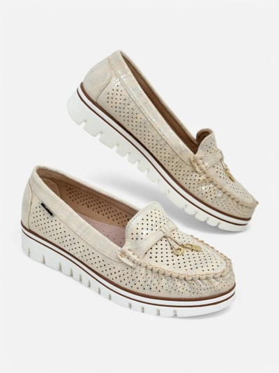 Mocasinile perforate pentru femei Royalfashion Elissas