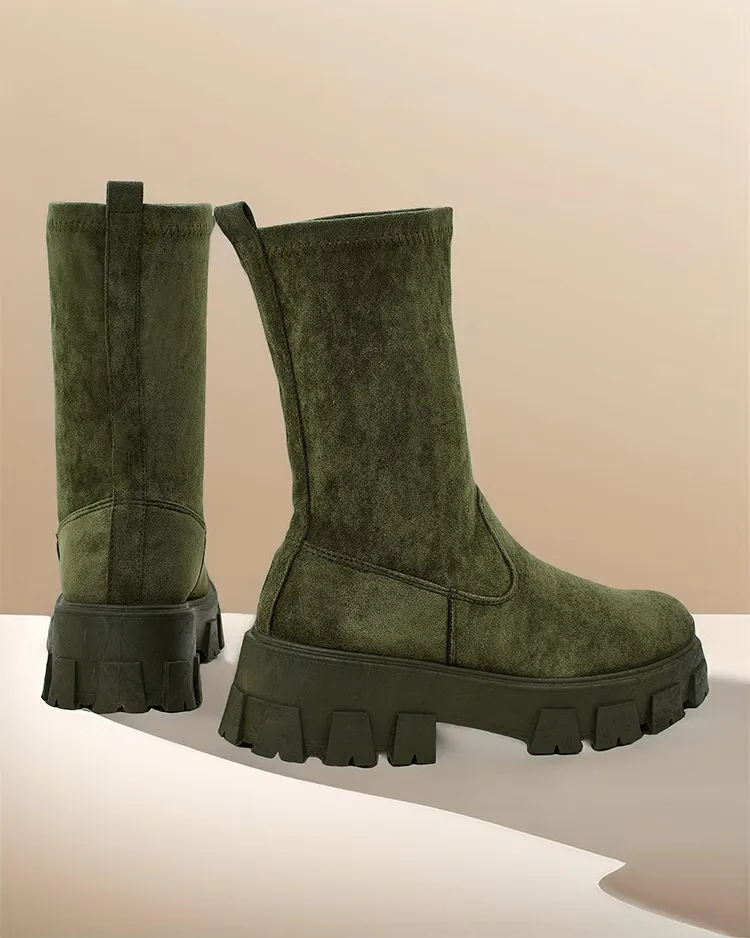 Bocanci platformă pentru femei Royalfashion Firo