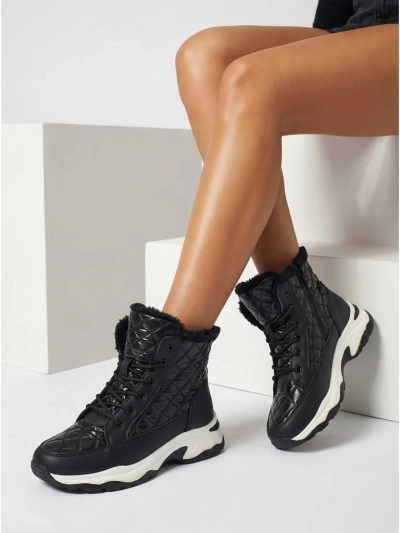 Botine tip snowboots pentru femei, matlasate, Rimea