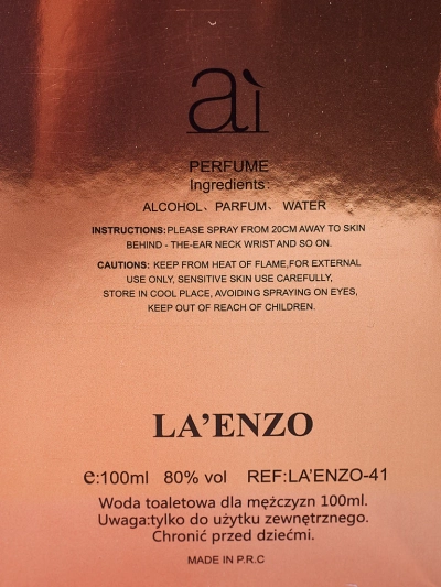 Apă de parfum inspirată pentru femei Ai La'Enzo