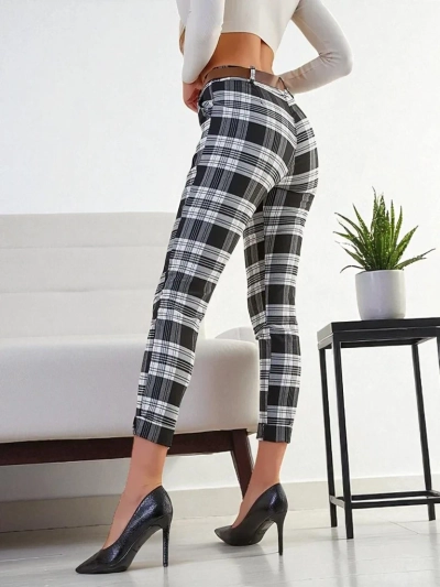 Royalfashion Pantaloni din stofă pentru femei