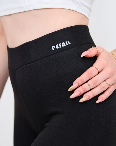 Royalfashion Pantaloni leggings pentru femei cu izolație neagră