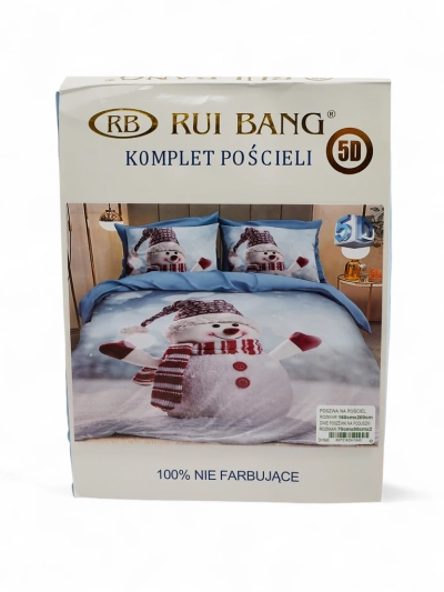 Royalfashion Lenjerie de pat de Crăciun 160x200 set 3 PIESE