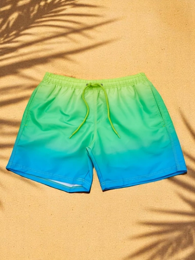 Royalfashion Sportliche Herren-Ombre-Shorts mit schützendem Netzfutter