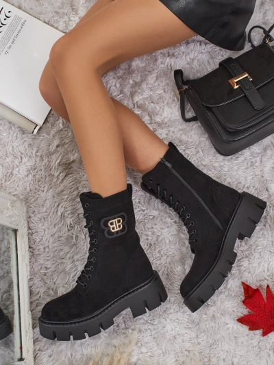 Royalfashion Botine tip workeri pentru femei Milloze