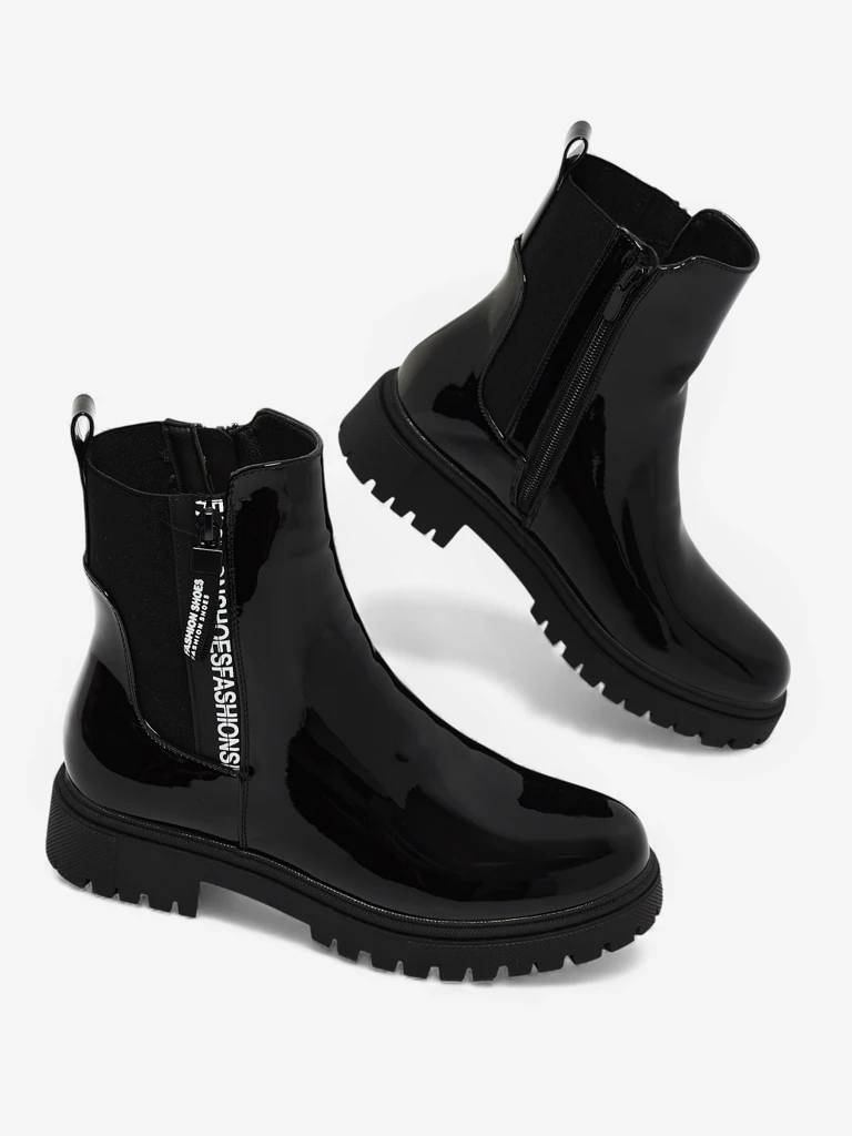 Botine de damă lăcuite Somaliane