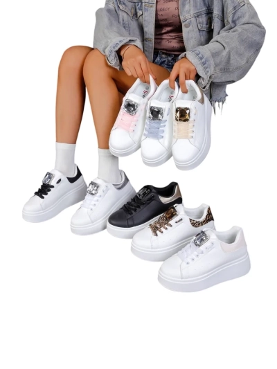 Sneakers sport pentru femei Royalfashion pe o platformă Safirrat