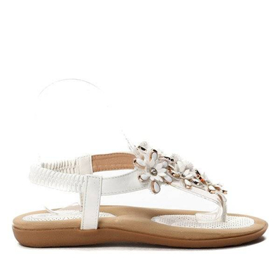 OUTLET Flip-flops albe Joslyn - Încălțăminte