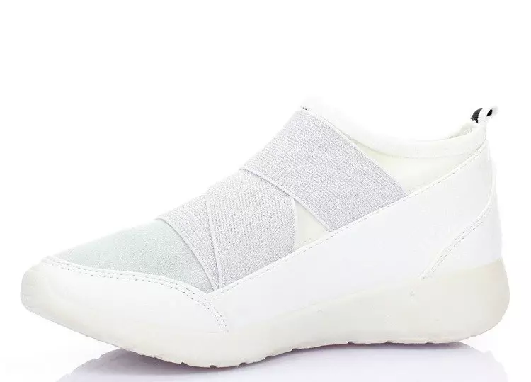 OUTLET Pantofi sport albi si argintii - Incaltaminte