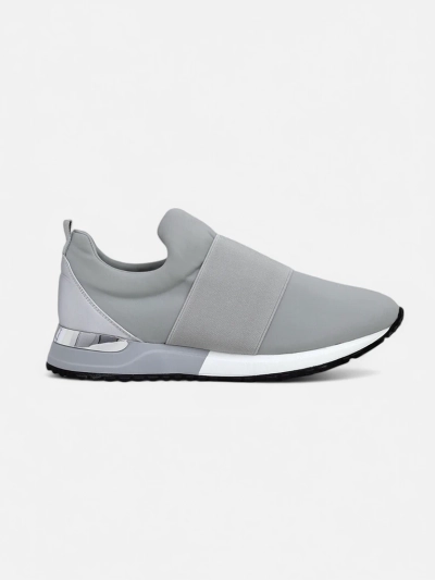 Damesneakers Selene Grigio flat såle duegrå moteriktig stil
