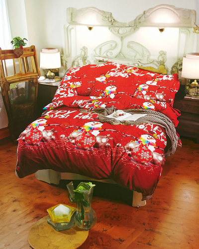 Royalfashion Set de lenjerie de pat de Crăciun 160x200 set 3-PART
