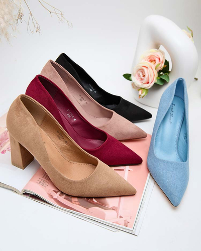 Royalfashion Pantofi cu toc stiletto pentru femei Jeansem