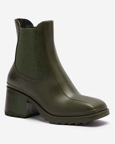 Cizme de damă verde închis Caldala- Footwear