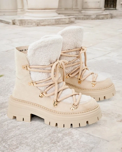 Royalfashion Lozin lace-up cizme de zăpadă pentru femei