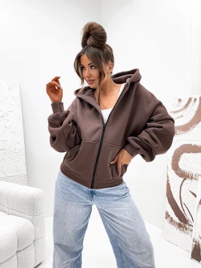 Royalfashion Bluza de damă din bumbac călduroasă Butterfly