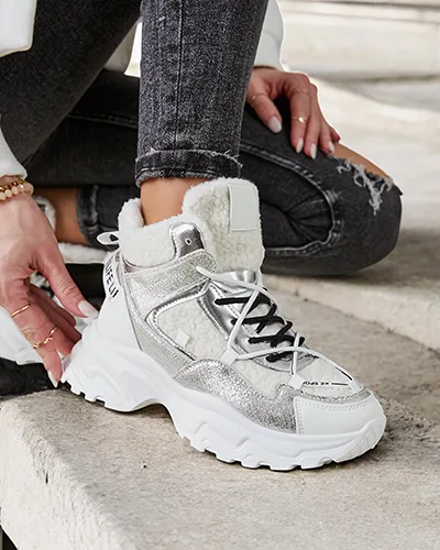 Pantofi sport pentru femei Royalfashion cu căptușeală călduroasă Pieco