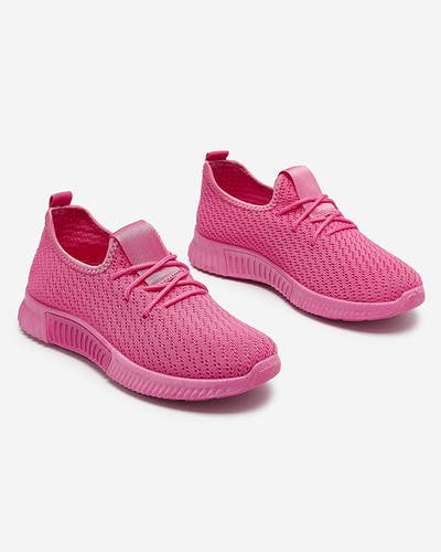 Pantofi sport din material textil pentru femei Fuchsia Vobbu- Footwear