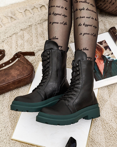 Royalfashion Cizme bagger pentru femei din piele ecologică Vederme