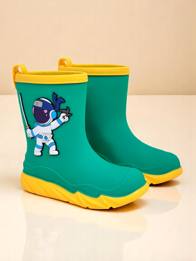 Cizme de ploaie pentru copii Royalfashion cu astronautul Cosmos Boy