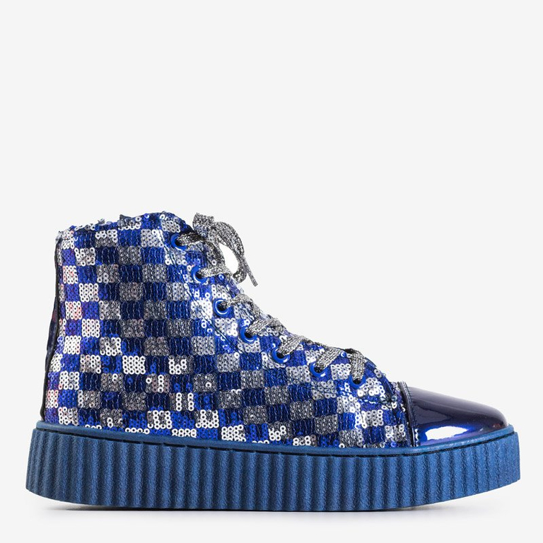 Încălțăminte sport dama albastru și argintiu de la Odelia - Încălțăminte