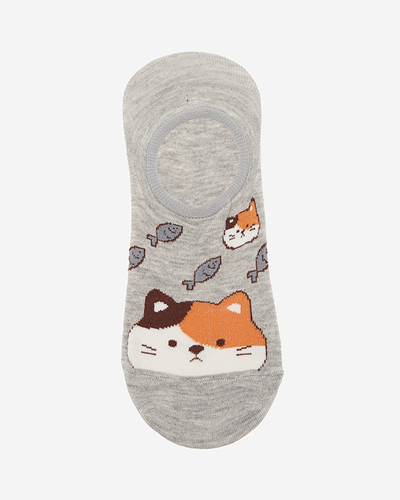 Șosete de damă colorate cu animal print 3 / pachet - Lenjerie intimă