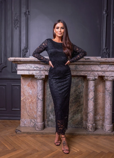 Rochie midi din dantelă pentru femei Royalfashion