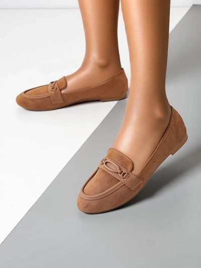 Royalfashion Mocasiini pentru femei din suede ecologic Zammei