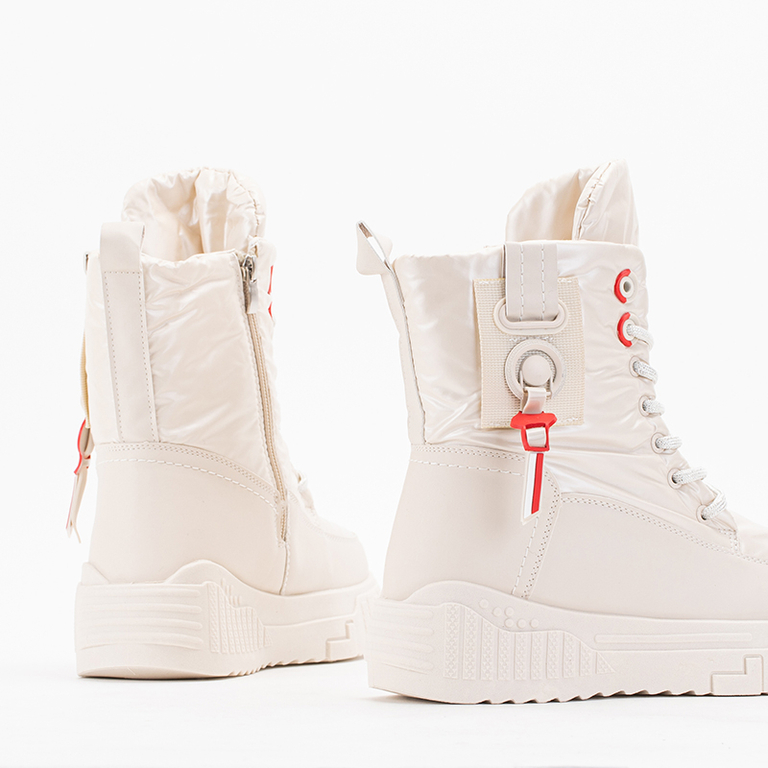 Cizme de zăpadă damă crem de la Nakasha - Încălțăminte